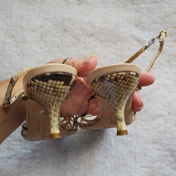 Cole Haan Real Python Heeled Sandals - Picture 3 of 4